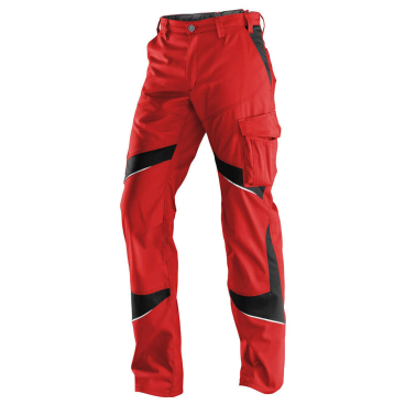 Kübler Bundhose ACTIVIQ – leichte, ergonomische Arbeitshose mit Kniebewegungszonen und reflektierenden Applikationen, Gr. 29 (Rot) Farbe: mittelrot/schwarz, Größe: 29 - Bild-Darstellung des Produktes 1