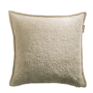 farbenfreunde Fresh Frottee Kissenhülle 40x40 cm, grau – 80% Baumwolle/20% Polyester, Öko‑Tex, Made in Germany 40x40 cm - Bild-Darstellung des Produktes 1