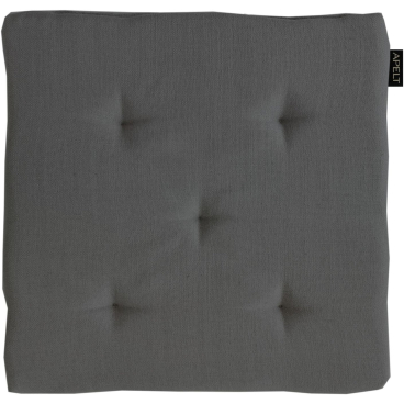 APELT Basic Arizona Sitzkissen 38 x 38 cm, Leinenoptik, Öko-Tex STANDARD 100, grau 38 x 38 cm - Bild-Darstellung des Produktes 1