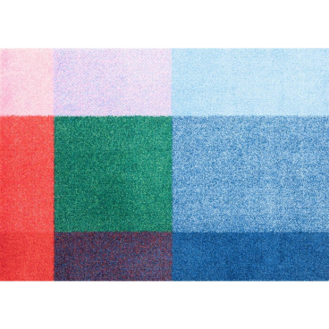 Heymat Original Mix Fußmatte - Design Kristine Five Melvær, 100% Recycling-Textilien, hoher Abstreicheffekt und stabiler Halt. 85x115 cm - Bild-Darstellung des Produktes 1