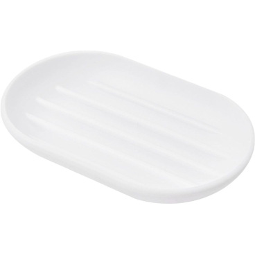 Umbra Touch Seifenschale mit Soft-Touch-Oberfläche, pflegeleichtes und robustes Design. white - Bild-Darstellung des Produktes 1