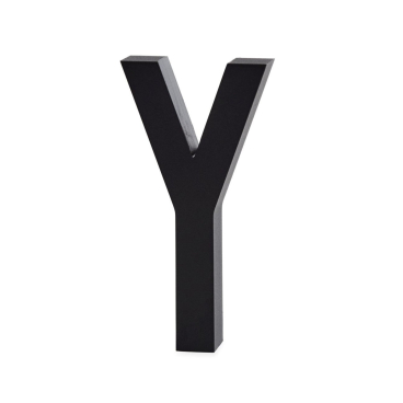 Design Letters ARCHITECT LETTERS - Aluminium-Buchstabe für Innen und Außen. Y - dark grey - Bild-Darstellung des Produktes 1