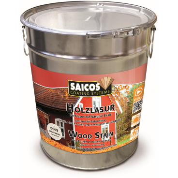 SAICOS Holzlasur, weiß 10 Liter - Eimer - Bild-Darstellung des Produktes 1