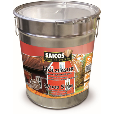 SAICOS Holzlasur, nußbaum 10 Liter - Eimer - Bild-Darstellung des Produktes 1