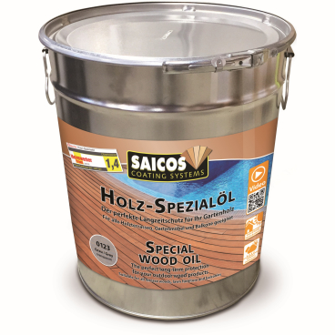 SAICOS Holzspezialöl, grau 10 Liter - Eimer - Bild-Darstellung des Produktes 1