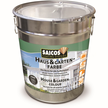 SAICOS Haus- & Gartenfarbe, graphit 10 Liter - Eimer - Bild-Darstellung des Produktes 1
