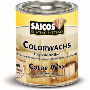 SAICOS Colorwachs, Holzwachs, weiß transparent