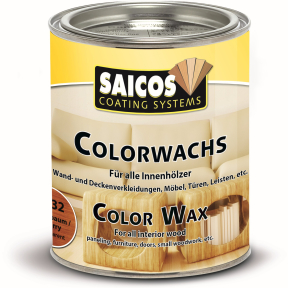 SAICOS Colorwachs, Holzwachs, kirschbaum