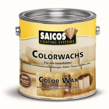 SAICOS Colorwachs, Holzwachs, nussbaum 2,5 l - Dose - Bild-Darstellung des Produktes 1