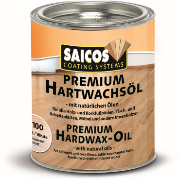 SAICOS Premium Hartwachsöl, weiß 750 ml - Dose - Bild-Darstellung des Produktes 1