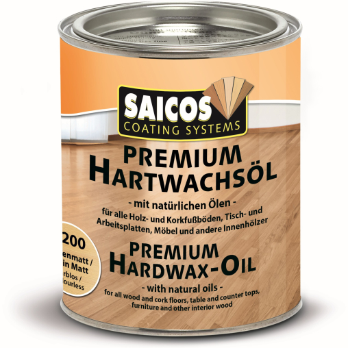 SAICOS Premium Hartwachs-Öl, farblos seidenmatt