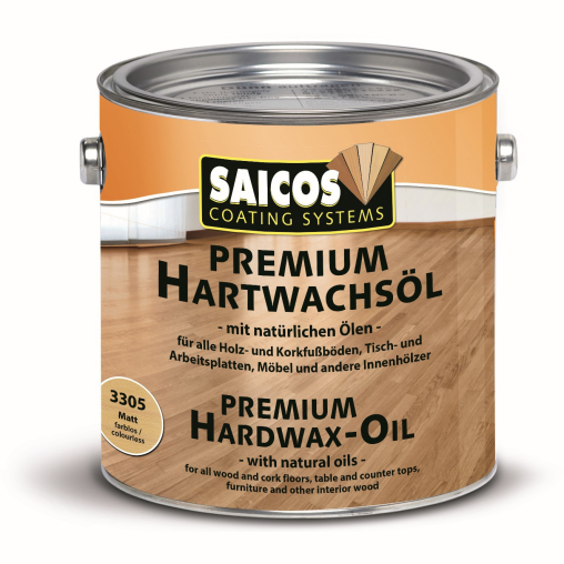 SAICOS Premium Hartwachs-Öl, farblos matt