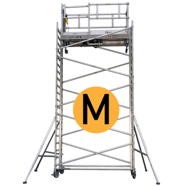 Lockhard Fahrgerüst Alulift M 1 Meter elektrisch höhenverstellbar 1 Stück - Bild-Darstellung des Produktes 1