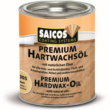 SAICOS Premium Hartwachsöl, farblos matt 750 ml - Dose - Bild-Darstellung des Produktes 1