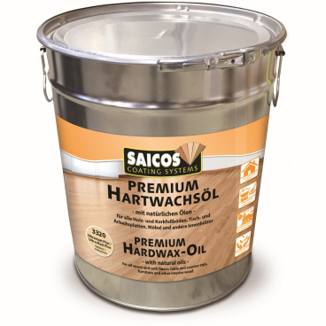 SAICOS Premium Hartwachsöl, ultramatt Plus 10 Liter - Eimer - Bild-Darstellung des Produktes 1