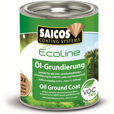 SAICOS Ecoline Öl-Grundierung, kastanie 750 ml - Dose - Bild-Darstellung des Produktes 1