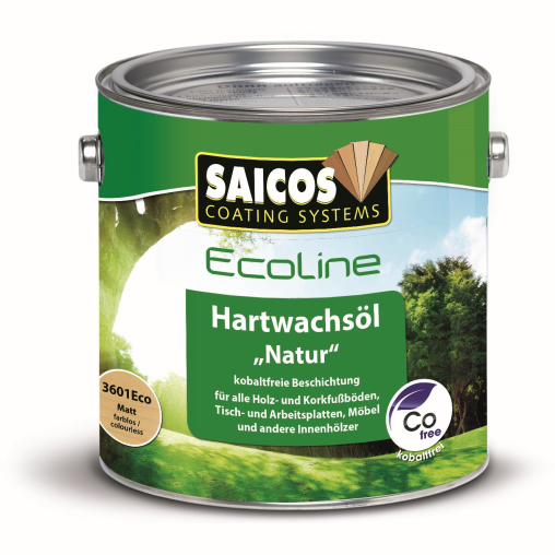 SAICOS Ecoline Hartwachs-Öl "Natur", matt