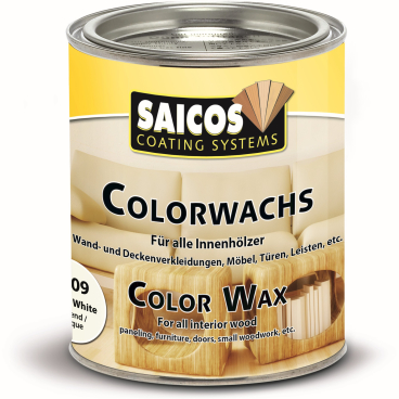 SAICOS Colorwachs, Holzwachs, weiß deckend 750 ml - Dose - Bild-Darstellung des Produktes 1