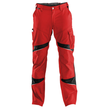 Kübler Bundhose High ACTIVIQ – leichte, ergonomische Arbeitshose mit CORDURA-Kniepolstertaschen (Gr. 56, Rot) Farbe: mittelrot/schwarz, Größe: 56 - Bild-Darstellung des Produktes 1
