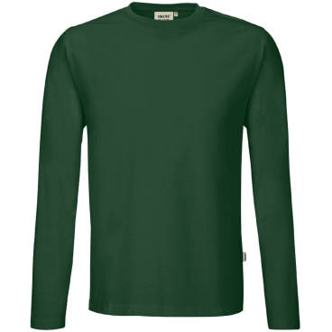 HAKRO Longsleeve „Performance" 279 – Unisex, Tanne, 50% Baumwolle/50% Polyester, ca. 190 g/m² XS - Bild-Darstellung des Produktes 1