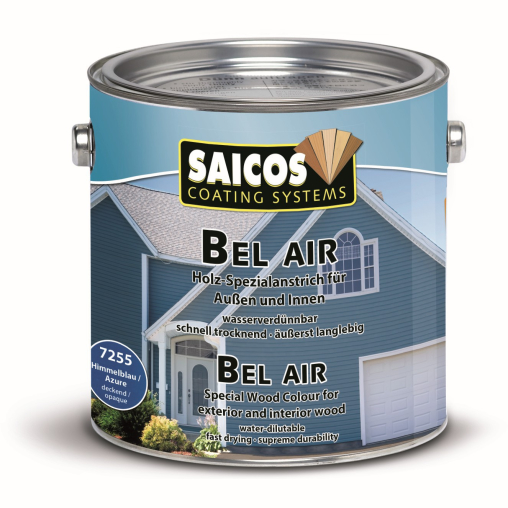 SAICOS Bel Air Holz-Spezialanstrich, himmelblau