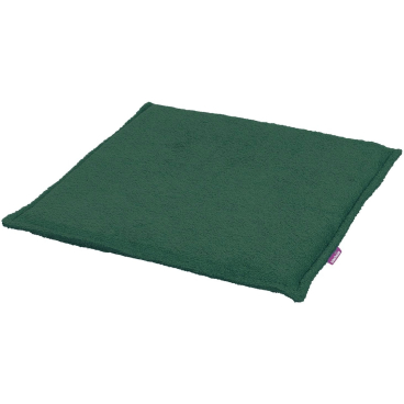 farbenfreunde Fresh Frottee Sitzkissen, gefüllt, 40 x 40 x 2 cm, 100% Baumwolle, Made in Germany, Öko-Tex Standard 40 x 40 cm, Grün - Bild-Darstellung des Produktes 1