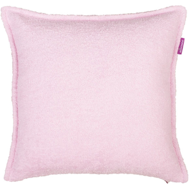 farbenfreunde Fresh Frottee Kissenhülle 40x40 cm, 100% Baumwolle, Öko-Tex Standard, Made in Germany, Rosa 40x40 cm - Bild-Darstellung des Produktes 1