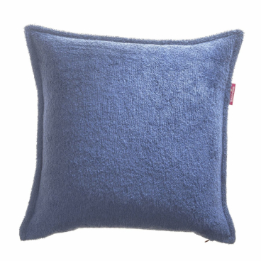 farbenfreunde Fresh Frottee Kissenhülle 50x50 cm, 100% Baumwolle, blau, Öko‑Tex, Made in Germany 50x50 cm - Bild-Darstellung des Produktes 1