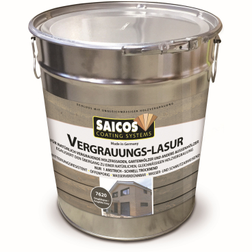 SAICOS Vergrauungslasur, graphitgrau 10 Liter - Eimer - Bild-Darstellung des Produktes 1