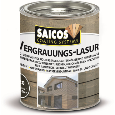 SAICOS Vergrauungslasur, graphitgrau 750 ml - Dose - Bild-Darstellung des Produktes 1