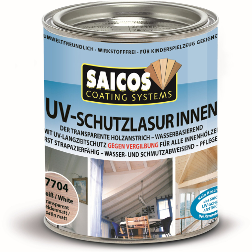 SAICOS UV-Schutzlasur Innen, weiß