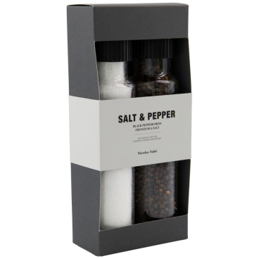 Nicolas Vahé Gewürz- & Geschenkset Salt & Pepper – Made in France, 140 g & 335 g transparent - Bild-Darstellung des Produktes 1