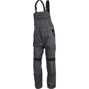 Kübler Workwear Latzhose Herren, 65% Polyester/35% Baumwolle, anthrazit/schwarz, Gr. 46. 46 - Bild-Darstellung des Produktes 1
