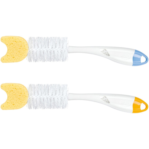 NUK Flaschenbürste 2 in 1 mit Schwamm