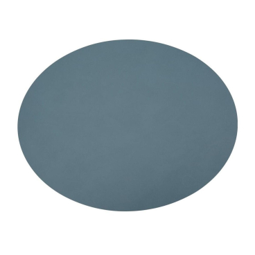 Lind DNA Oval Nupo Platzset, Größe S, recyceltes Leder und Naturkautschuk. light blue - Bild-Darstellung des Produktes 1