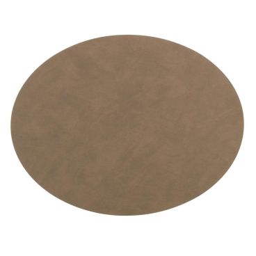 Lind DNA Nupo Oval Platzset, 4er-Set aus recyceltem Leder und Naturkautschuk, bis 60 °C hitzebeständig. Lind DNA Oval L Nupo - Bild-Darstellung des Produktes 1