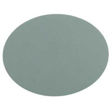 Lind DNA Nupo Oval Platzset, 4er-Set aus recyceltem Leder und Naturkautschuk, bis 60 °C hitzebeständig. pastel green - Bild-Darstellung des Produktes 1
