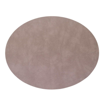 Lind DNA Nupo Oval Platzset, 4er-Set aus recyceltem Leder und Naturkautschuk, bis 60 °C hitzebeständig. nomad grey - Bild-Darstellung des Produktes 1
