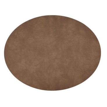 Lind DNA Nupo Oval Platzset, 4er-Set aus recyceltem Leder und Naturkautschuk, bis 60 °C hitzebeständig. nature - Bild-Darstellung des Produktes 1