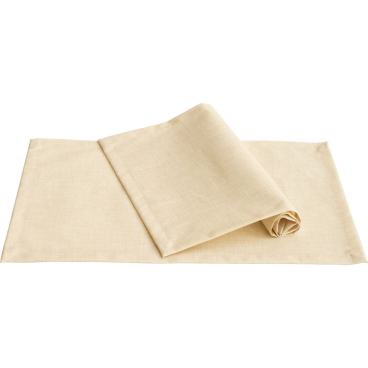 Pichler FINCA Platzset – schmutzabweisend (Microacryl), strukturierte textile Haptik, 2 cm gesäumt, für In- und Outdoor, in verschiedenen Farben erhältlich. natur - Bild-Darstellung des Produktes 1