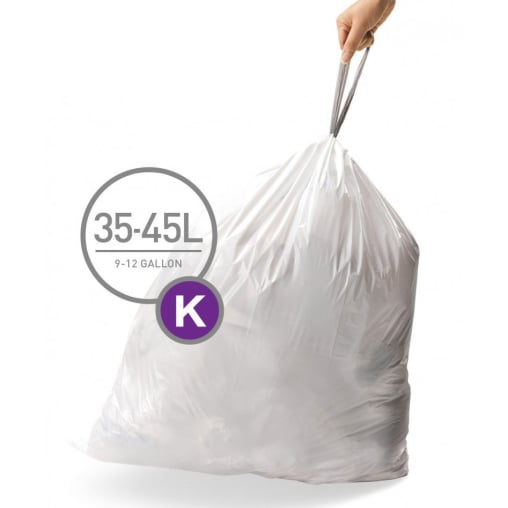 simplehuman passgenaue Müllbeutel, code K, 35-45 Liter