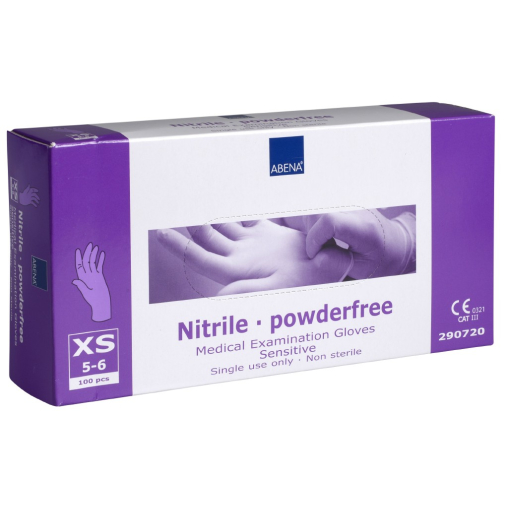 ABENA® Nitril Einweghandschuhe Sensitive, lila
