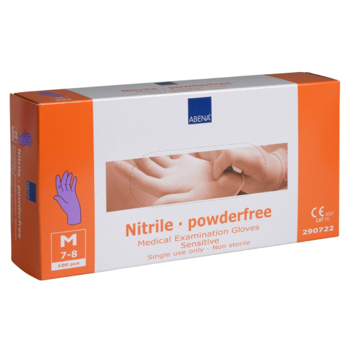 ABENA® Sensitive Nitril Einweghandschuhe, lila