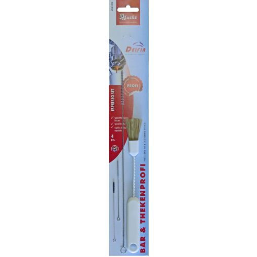 DELFIN® Spezial-Reinigungsbürsten für Espresso-Maschinen