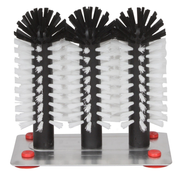 Gläserspülbürstengarnitur mit Metallbodenplatte 3 x 18 cm - Bild-Darstellung des Produktes 1