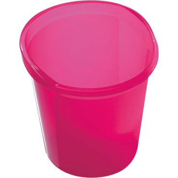helit Papierkorb "the joy", 13 Liter Farbe: himbeertransluzent - Bild-Darstellung des Produktes 1