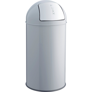 helit Abfallbehälter the dome, 50 Liter Farbe: mittelgrau - Bild-Darstellung des Produktes 1