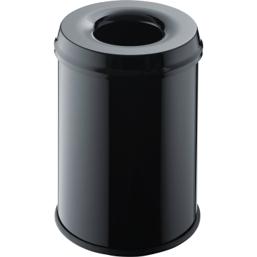 helit Papierkorb "the guardian", 15 Liter Farbe: schwarz - Bild-Darstellung des Produktes 1
