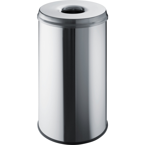 helit "the guardian" Edelstahl-Papierkorb, 50 Liter