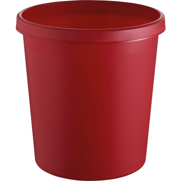 helit Papierkorb "the german" mit Rand, 18 Liter Farbe: rot - Bild-Darstellung des Produktes 1
